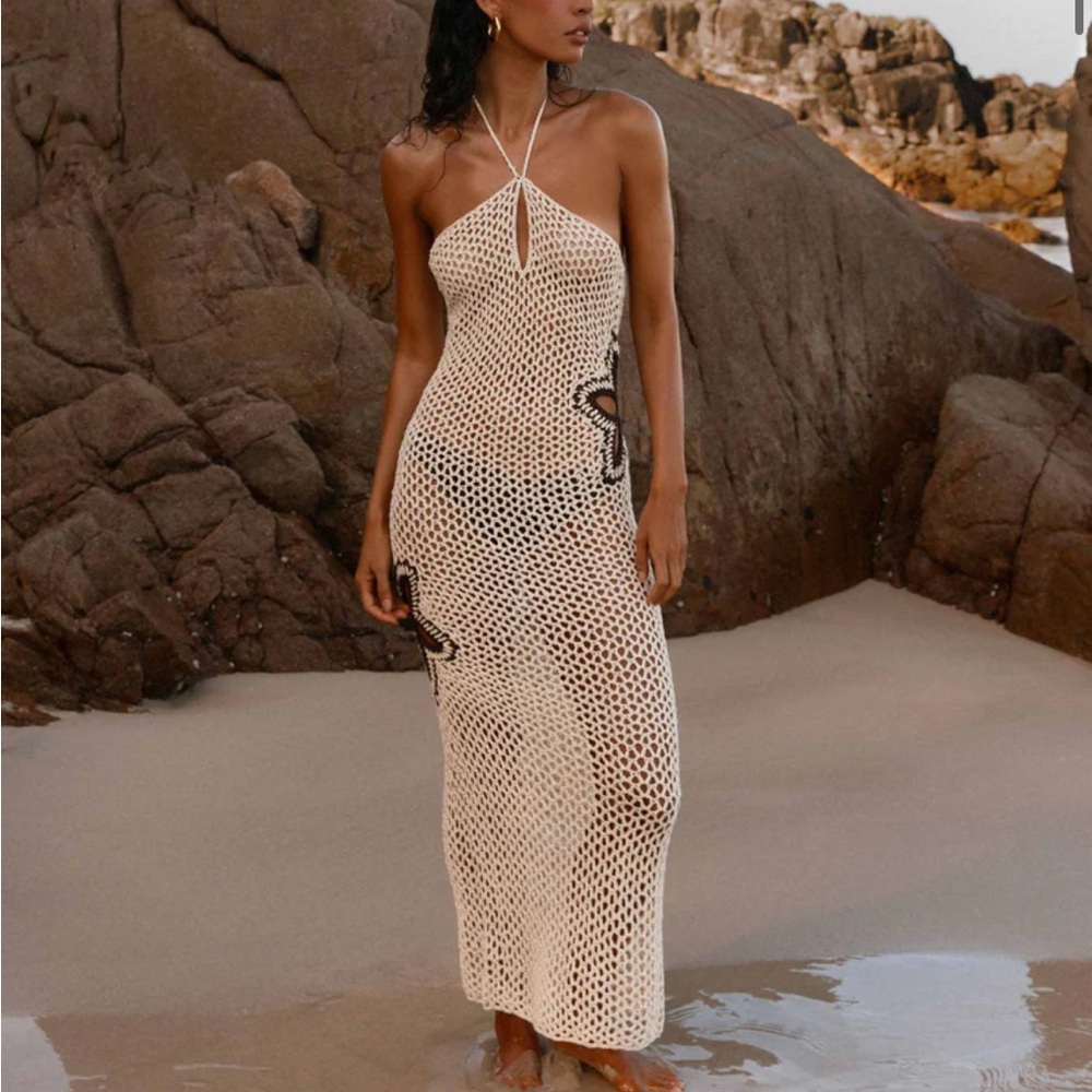 Crotchet maxi dress